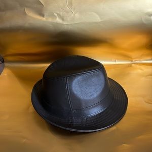 Leather Fedora Hat